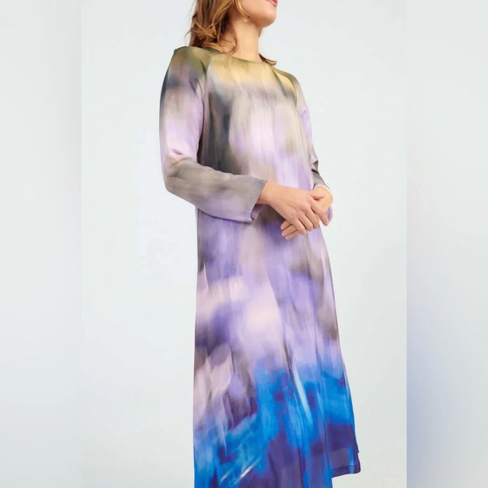 NO.6 COCO DRESS - DARK CARWASH Size Small - Picture 6 of 12